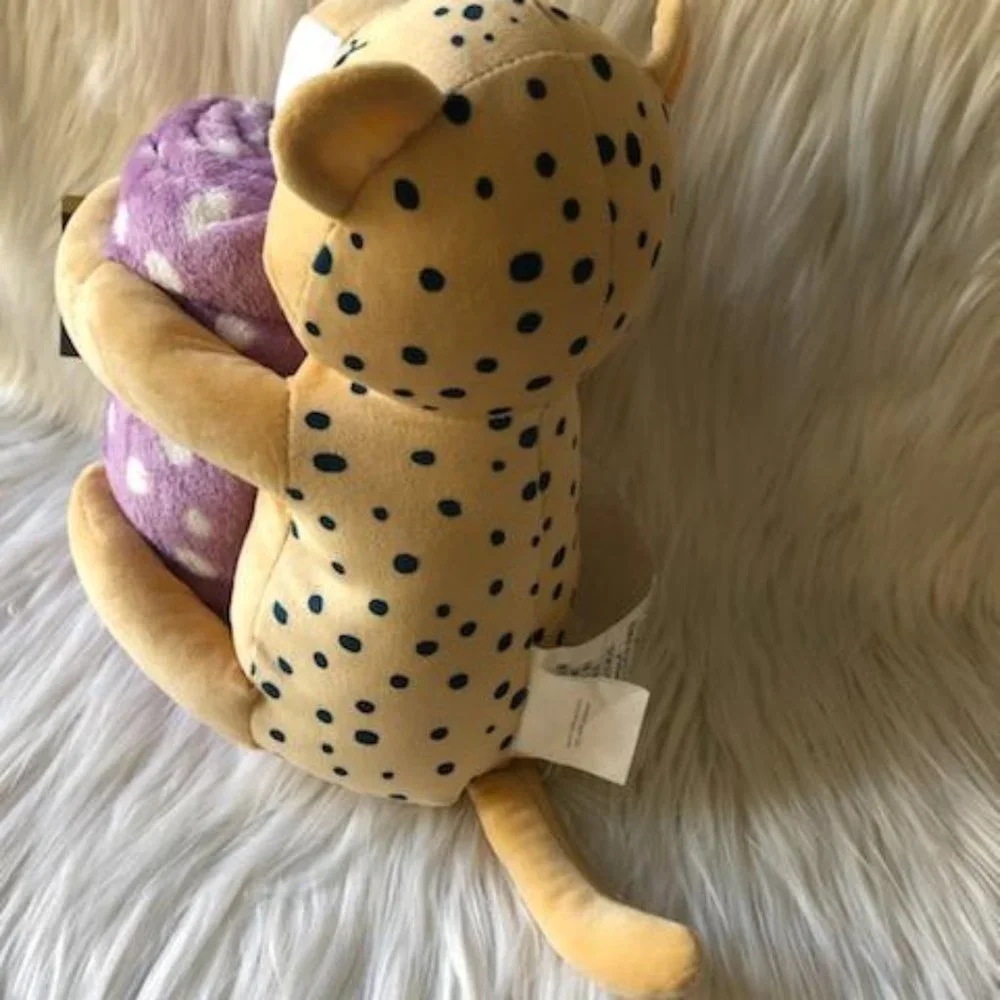 Leopard Stuffed Animal & Blanket Set
